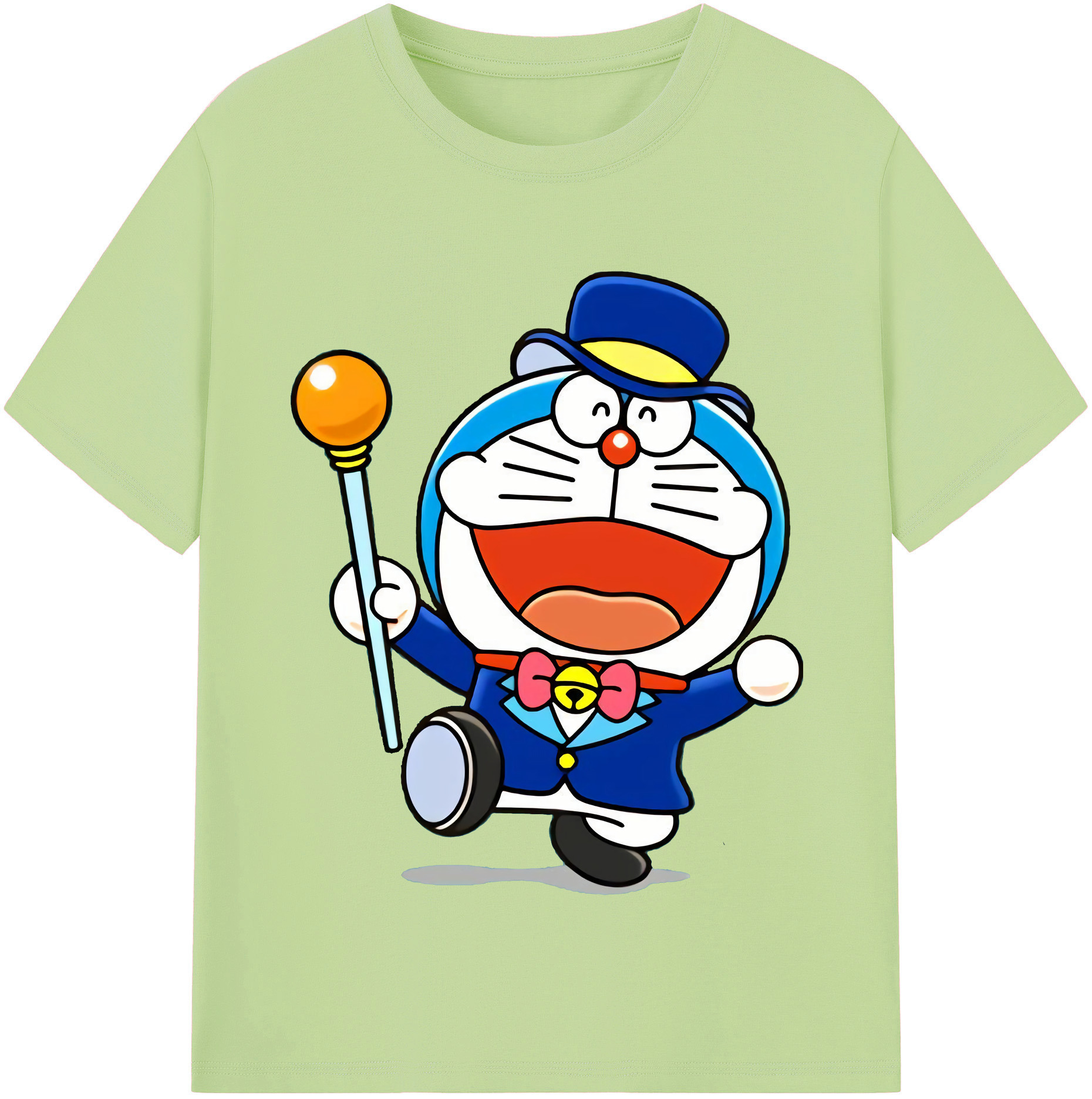 （画像用） ドラえもん Doraemon 綿100％半袖Tシャツ（フロントプリント）